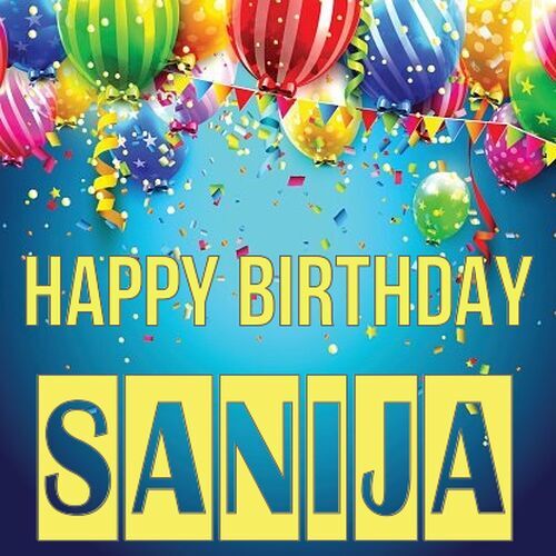 Открытка Sanija Happy birthday