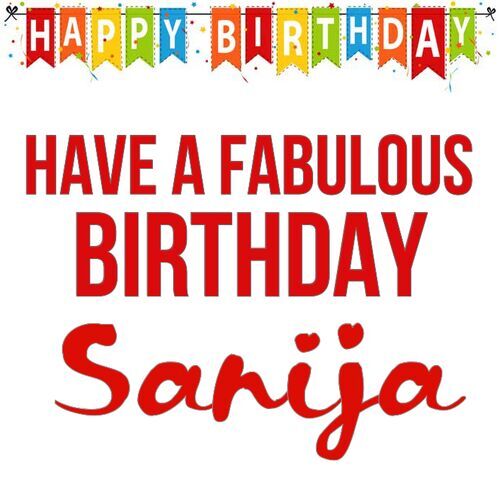 Открытка Sanija Have a fabulous birthday