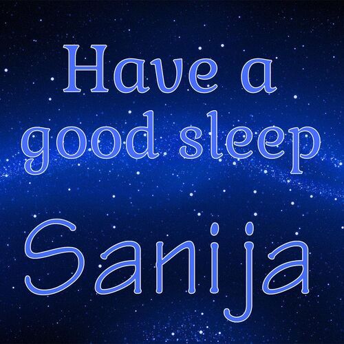 Открытка Sanija Have a good sleep