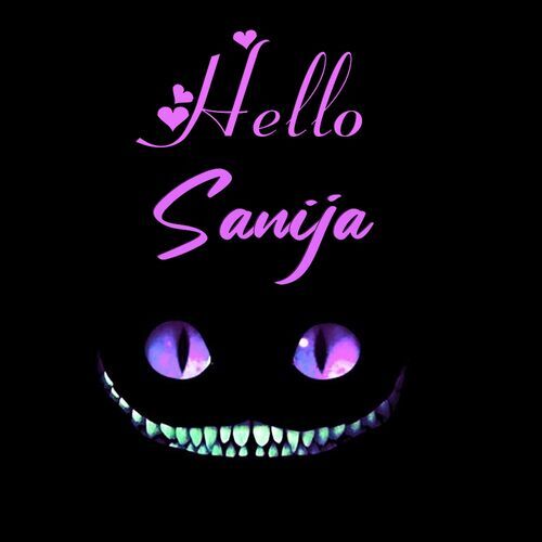 Открытка Sanija Hello