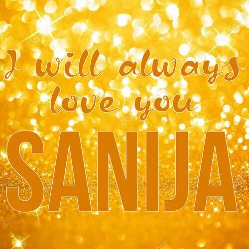 Открытка Sanija I will always love you