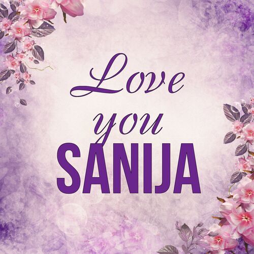 Открытка Sanija Love you