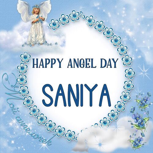 Открытка Saniya Happy angel day