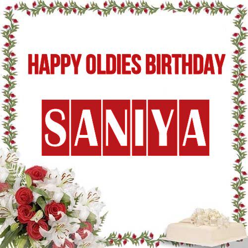 Открытка Saniya Happy oldies birthday