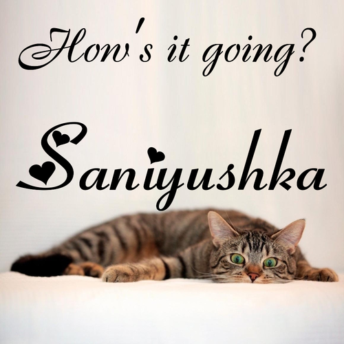 Открытка Saniyushka How