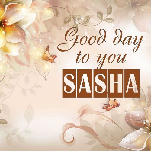 Открытка Sasha Good day to you