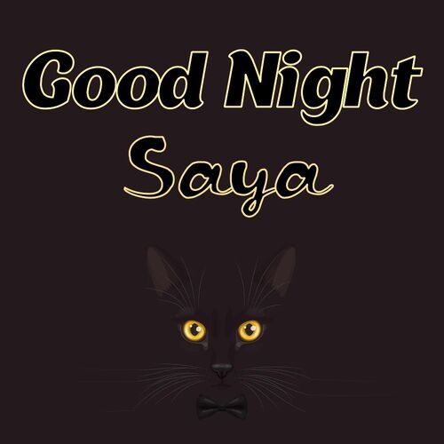 Открытка Saya Good Night