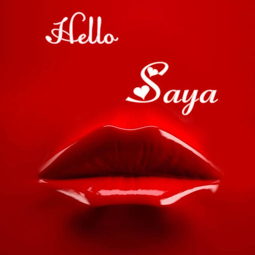 Открытка Saya Hello