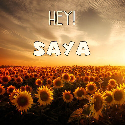 Открытка Saya Hey!