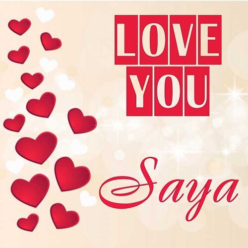 Открытка Saya Love you