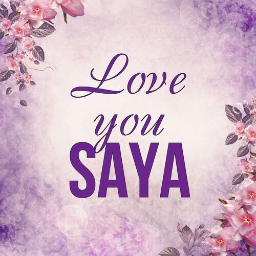 Открытка Saya Love you