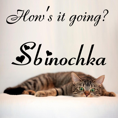 Открытка Sbinochka How