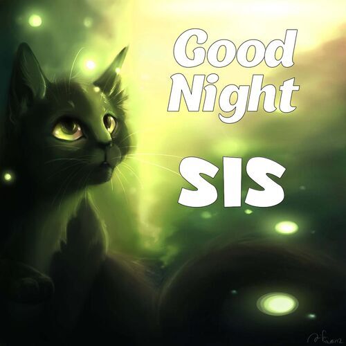 Открытка Sis Good Night