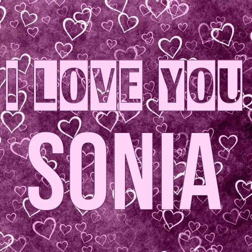 Открытка Sonia I love you