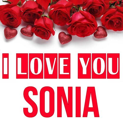 Открытка Sonia I love you