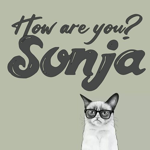 Открытка Sonja How are you?