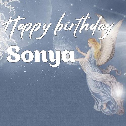 Открытка Sonya Happy birthday