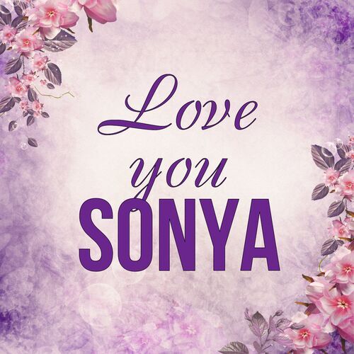 Открытка Sonya Love you