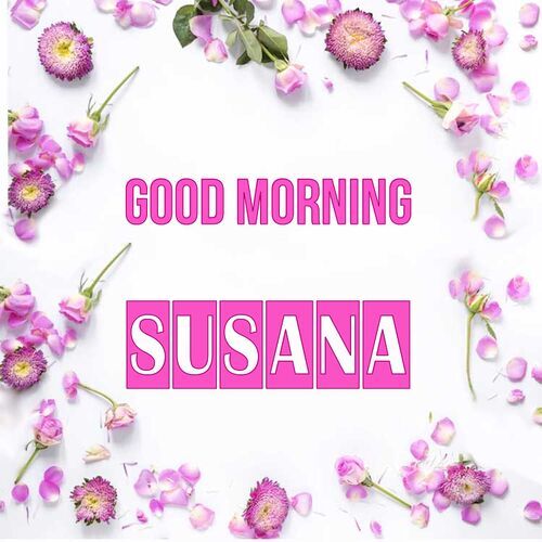 Открытка Susana Good morning