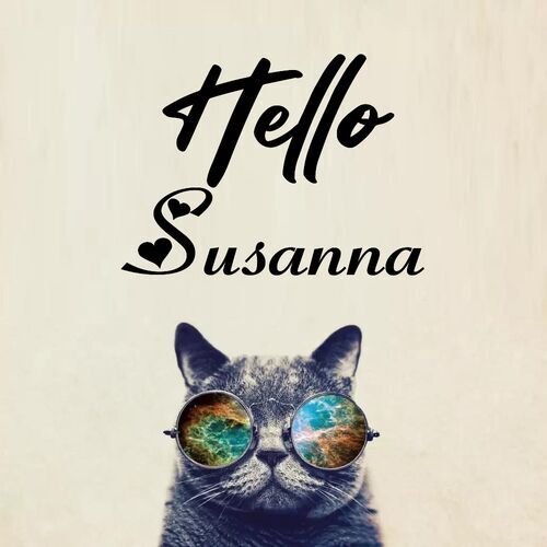 Открытка Susanna Hello