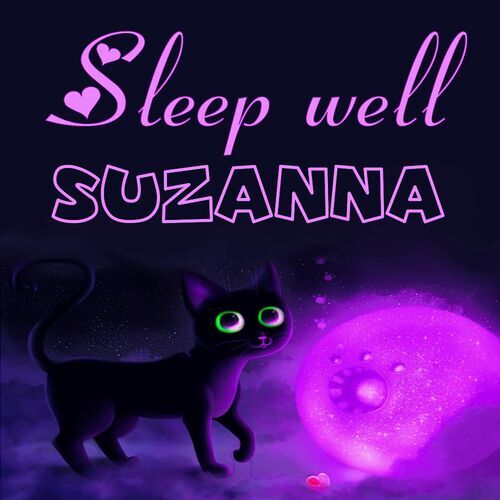 Открытка Suzanna Sleep well