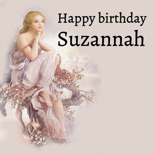 Открытка Suzannah Happy birthday