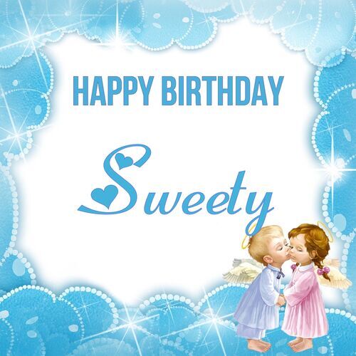 Открытка Sweety Happy birthday