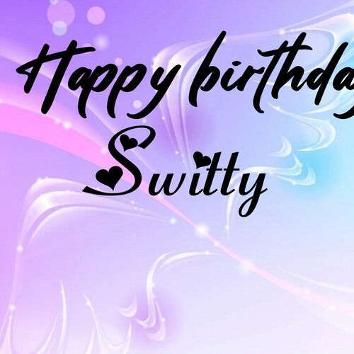 Открытка Switty Happy birthday