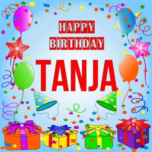 Открытка Tanja Happy birthday