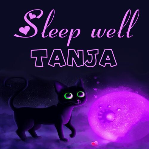 Открытка Tanja Sleep well