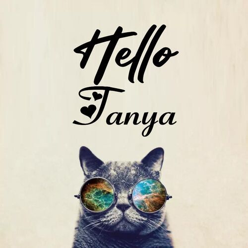 Открытка Tanya Hello