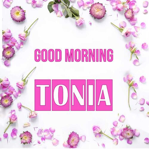 Открытка Tonia Good morning