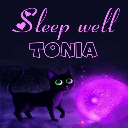 Открытка Tonia Sleep well