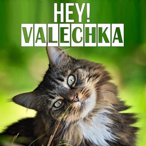 Открытка Valechka Hey!