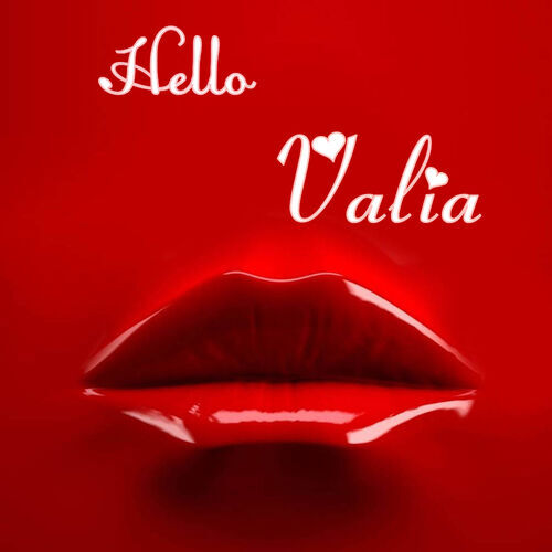 Открытка Valia Hello