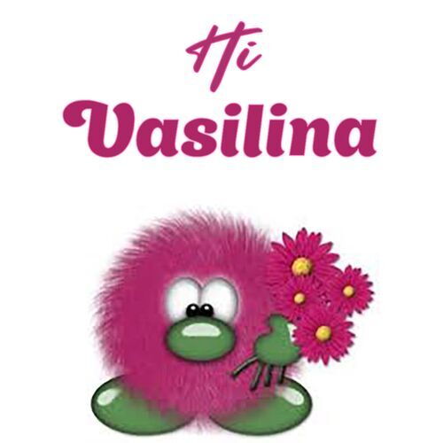 Открытка Vasilina Hi