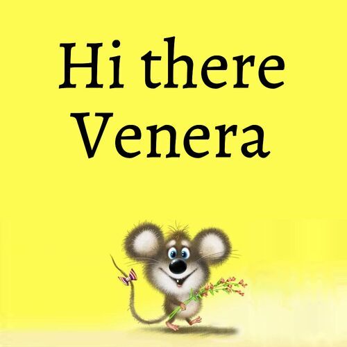 Открытка Venera Hi there