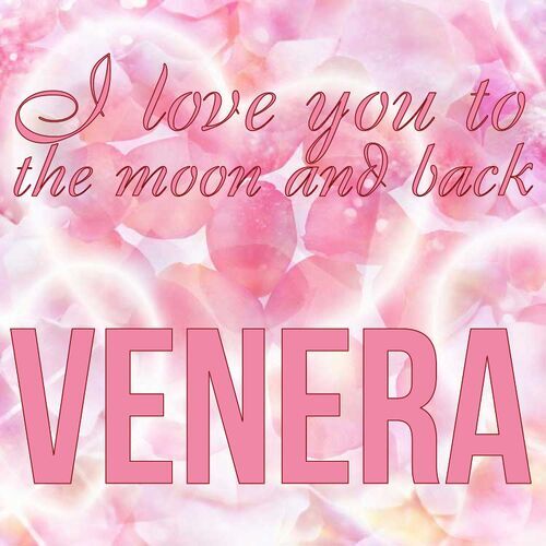 Открытка Venera I love you to the moon and back