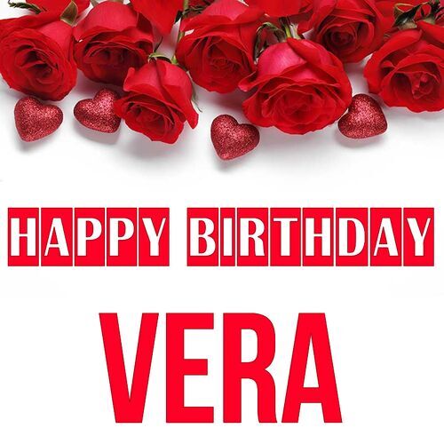 Открытка Vera Happy birthday