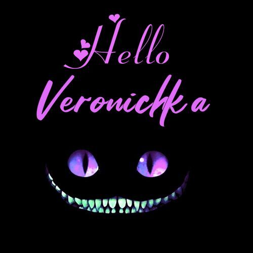 Открытка Veronichka Hello