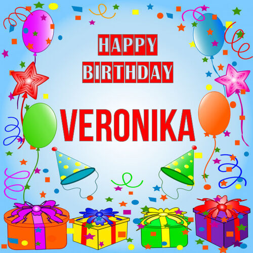 Открытка Veronika Happy birthday