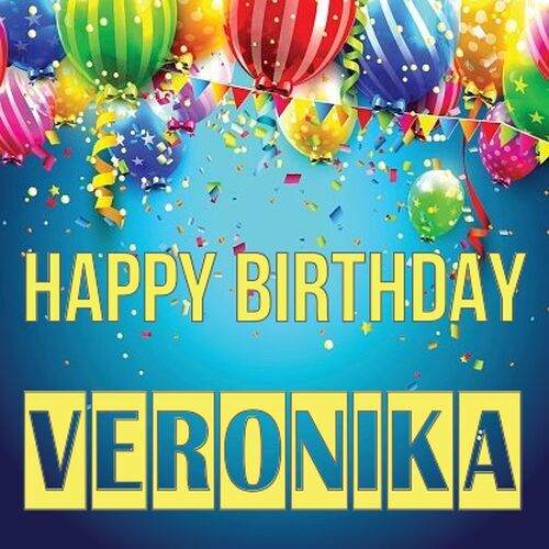 Открытка Veronika Happy birthday