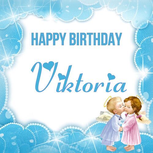 Открытка Viktoria Happy birthday