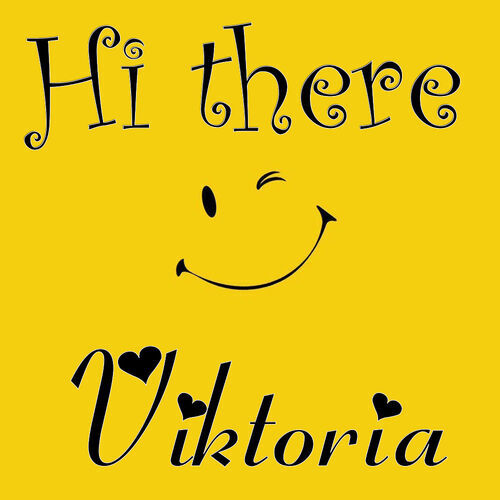 Открытка Viktoria Hi there