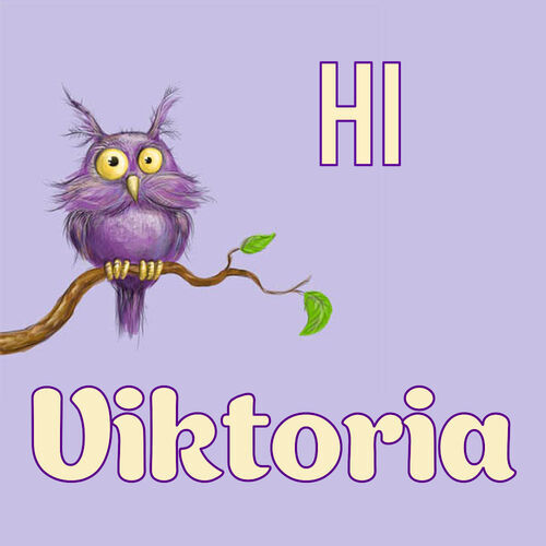 Открытка Viktoria Hi