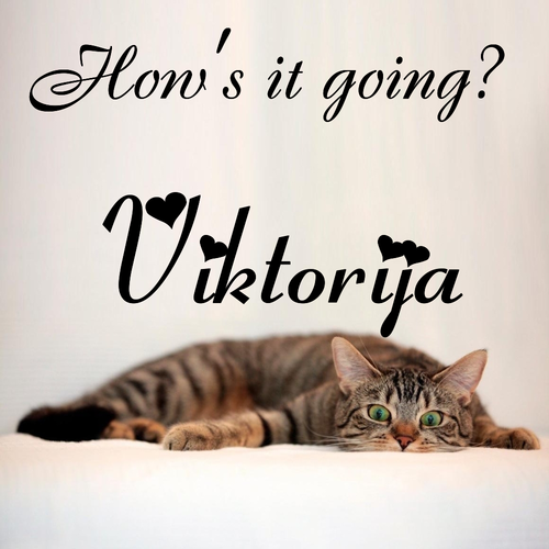 Открытка Viktorija How