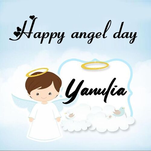 Открытка Yanulia Happy angel day