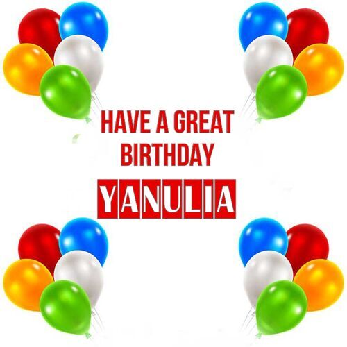 Открытка Yanulia Have a great birthday