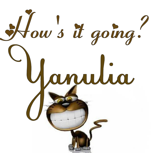 Открытка Yanulia How