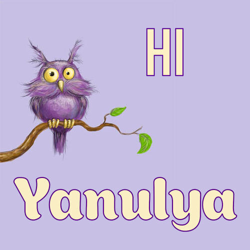 Открытка Yanulya Hi